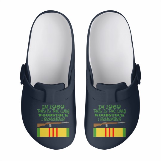 Discover In 1969 The Only Woodstock I Remember Vietnam Slip On Clogs