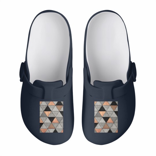 Discover Concrete and Copper Triangles 2 - Triangle - Slip On Clogs