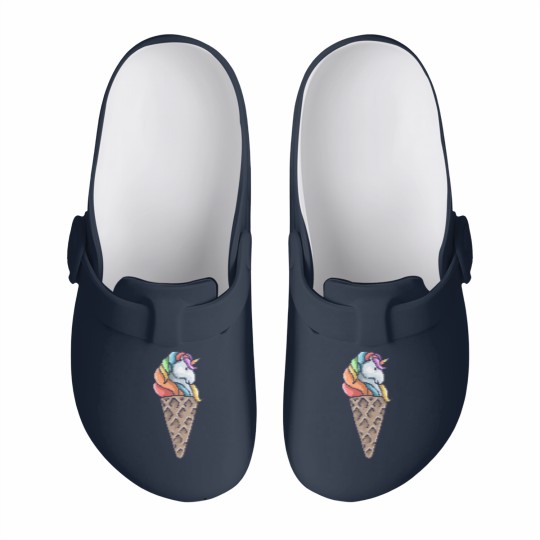 Discover ice cream Unicorn Cone Slip On Clogs