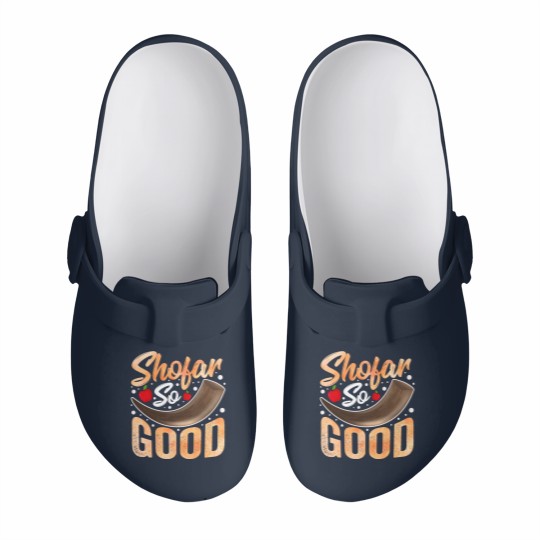 Discover Shofar So Good Rosh Hannukah Chanukkah Jewish Slip On Clogs
