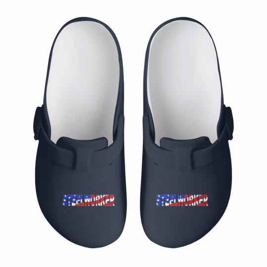 Discover Steelworker America Slip On Clogs