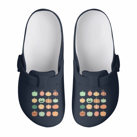 Discover Funny Pumpkins Slip On Clogs