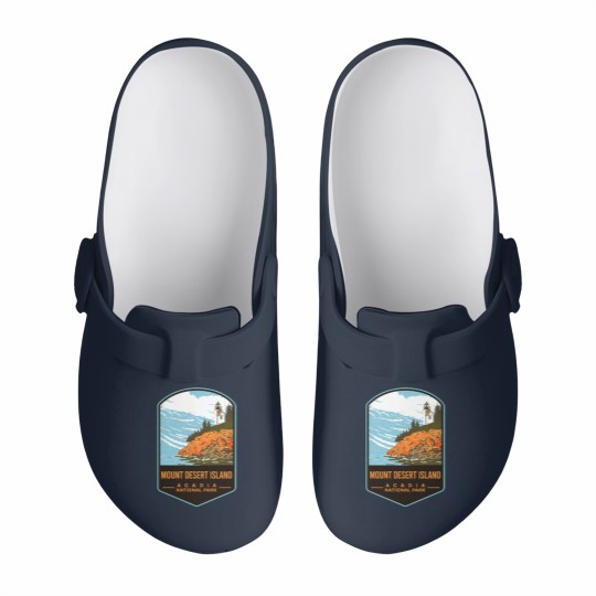 Discover Mount Desert Island Acadia National Park Slip On Clogs