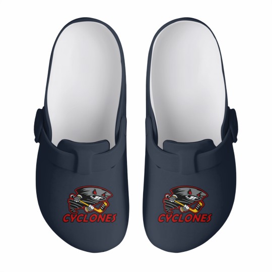 Discover Cyclones Hockey Logo - Cyclones Hockey - Slip On Clogs