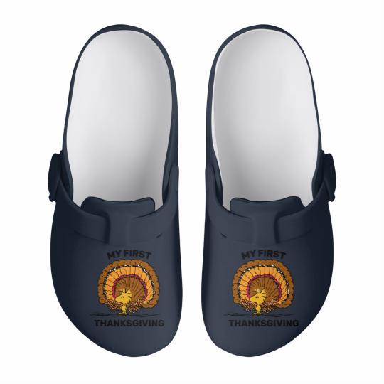 Discover Peanuts | Woodstock Turkey -My 1st Thanksgiving Slip On Clogs