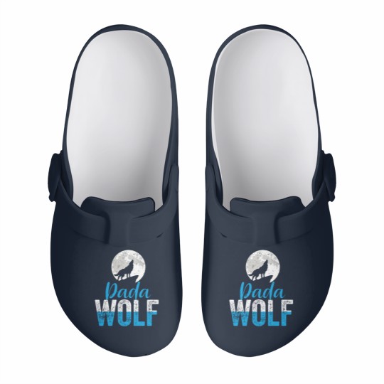Discover Dada Wolf Funny Matching Family Father s Day Slip On Clogs