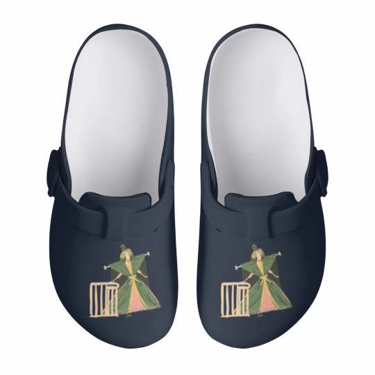 Discover The Gone With the Wind curtain dress - Sketch - Slip On Clogs