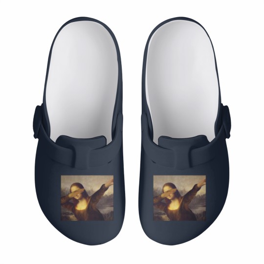 Discover 3196 Mona Lisa Dabbing Slip On Clogs