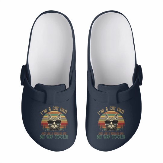 Discover I am a Cat Dad, Just like a regular dad -Gift Slip On Clogs