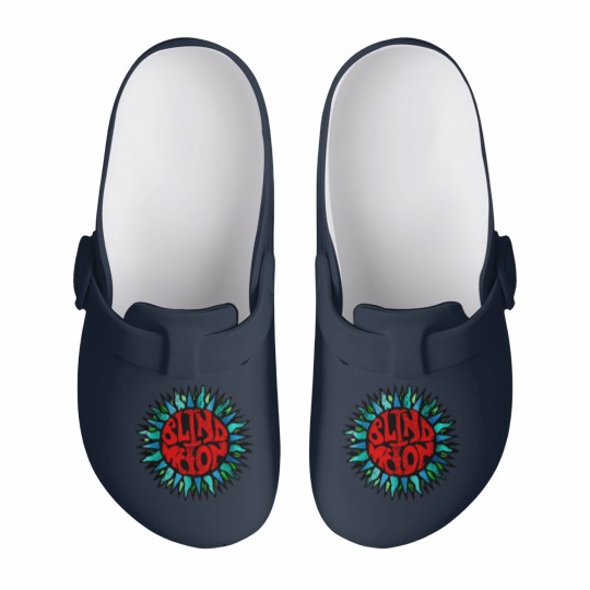 Discover Blind Melon Logo Vintage Slip On Clogs - Blind Melon Slip On Clogs, Vintage Rock Slip On Clogs, Music Slip On Clogs