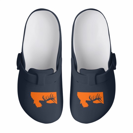 Discover Montana Elk Hunting Slip On Clogs