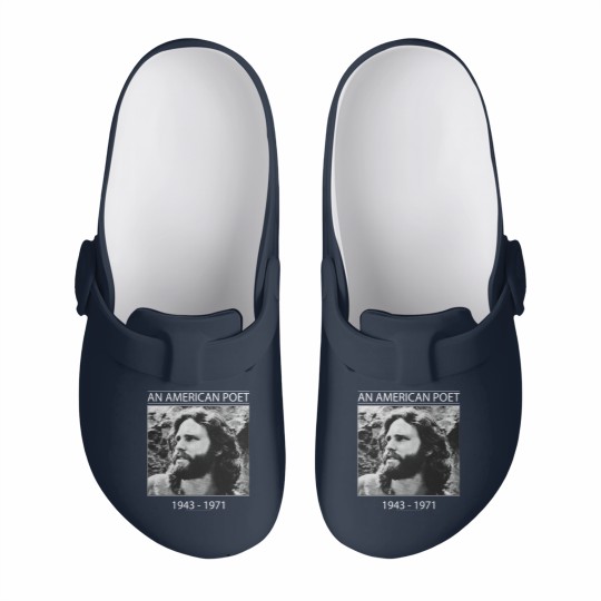 Discover Jim Morrison An American Poet Slip On Clogs, The Doors Rock Slip On Clogs,  Vintage Slip On Clogs, Gift Slip On Clogs, Vintage Slip On Clogs