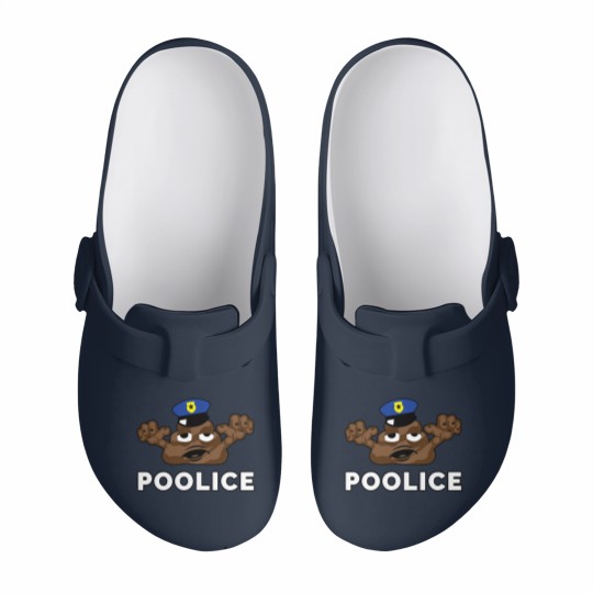 Discover Police Poop Zombie Policeman Halloween Slip On Clogs