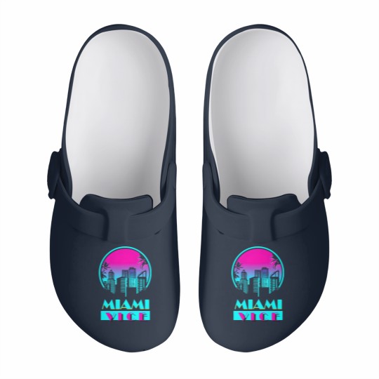 Discover MIAMI VICE Beach Slip On Clogs