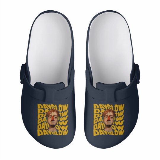 Discover Dayglow Fuzzybrain Graphic Slip On Clogs - Dayglow Slip On Clogs, Dayglow Tour, Fuzzybrain Slip On Clogs, Music Slip On Clogs, Alternative/Indie