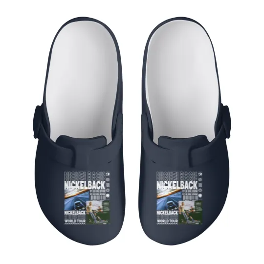 Discover Nickelback Music Slip On Clogs, Nickelback Merch Vintage Get Rollin' Tour 2023