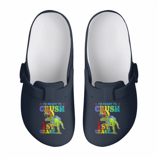 Discover I'm Ready To Crush 1St Grade Dinosaur Back To Scho Slip On Clogs