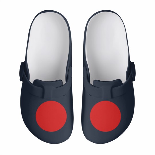 Discover Red Dot Slip On Clogs