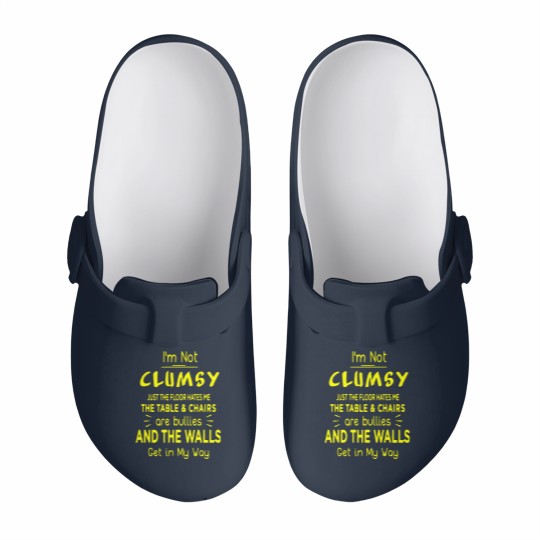 Discover I'm not clumsy Slip On Clogs
