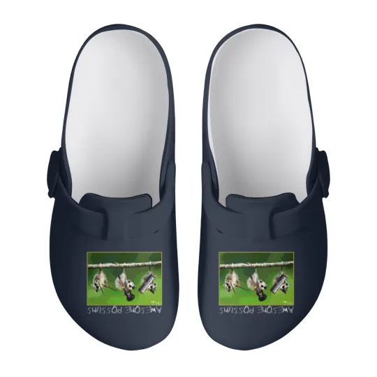 Discover the Awesome Possums t Slip On Clogs