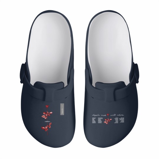 Discover 1990 Depeche Mode World Violator Concert Tour Slip On Clogs