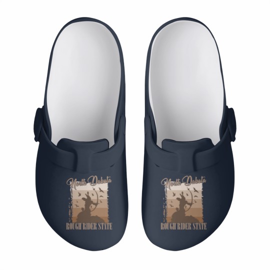 Discover North Dakota usa state gift Slip On Clogs