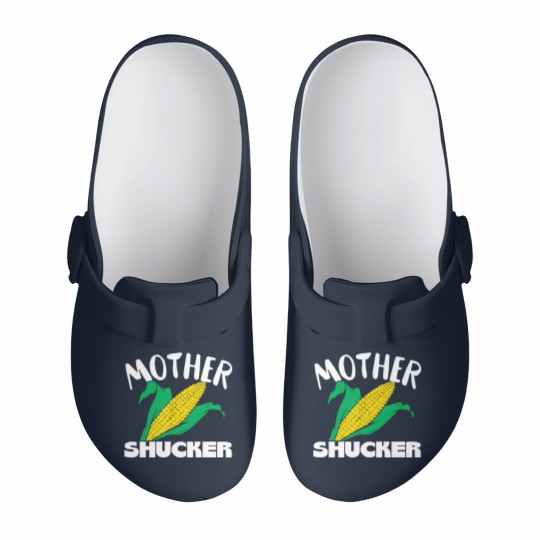 Discover Mother Shucker Mom Pun Funny Corn Farmer Mom Gift Slip On Clogs Slip On Clogs