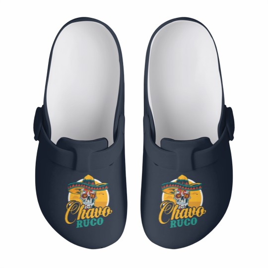 Discover Chavo Ruco regalo para chicanos y otros latinos Slip On Clogs