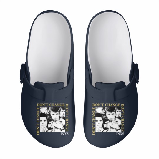 Discover Vintage INXS Dont Change Slip On Clogs, 1990s X Tour Vintage Concert
