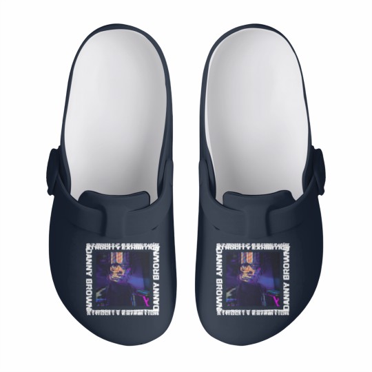 Discover Atrocity Exhibition Danny Brown Album Cover Slip On Clogs | Danny Brown Hip Hop Slip On Clogs