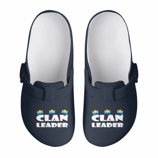 Discover Clash Of Clans Clan Leader - Perfect for COC fans and Clash Royale Fansfunny Slip On Clogs