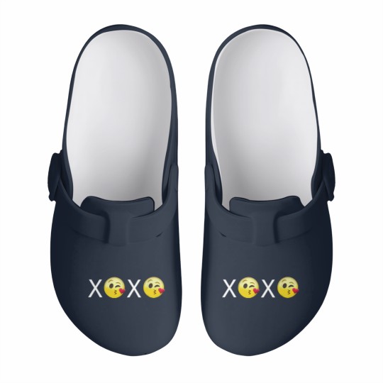 Discover "XOXO" Emojis Slip On Clogs