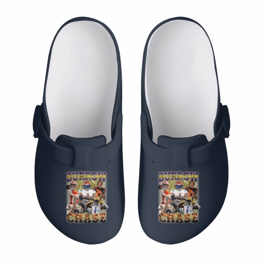 Discover Joe Burrow Slip On Clogs, Jamarr Chase Slip On Clogs, Joe Burrow Graphic Slip On Clogs