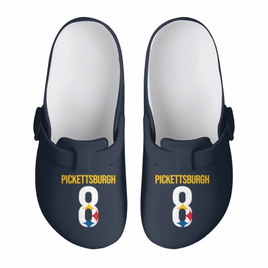 Discover Kenny Pickett  Pickettsburgh Football Slip On Clogs