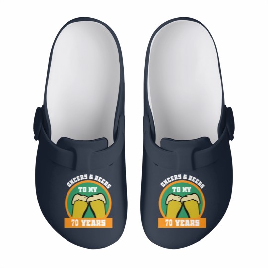 Discover 70th Birthday 70 Years Gift Funny Saying Slip On Clogs