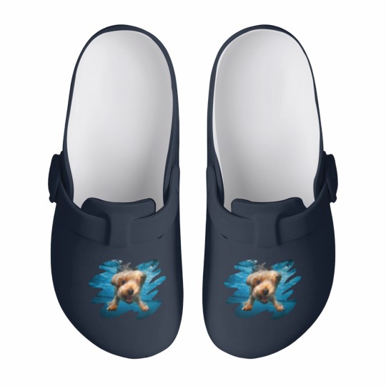 Discover Underwater Dogs Brady by Seth Casteel Slip On Clogs