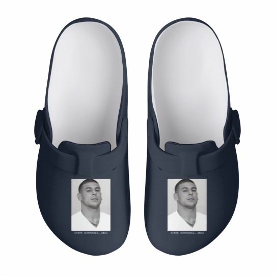 Discover Aaron Hernandez, 2013 Mugshot Slip On Clogs