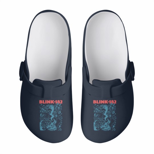 Discover Blink Vintage 182 Slip On Clogs, World Tour Slip On Clogs, Vintage Retro Slip On Clogs, Blink Retro 182 Fans Lover Gift
