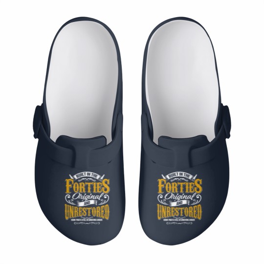 Discover Built In The 40S Forties Vintage Classic Funny 80T Slip On Clogs
