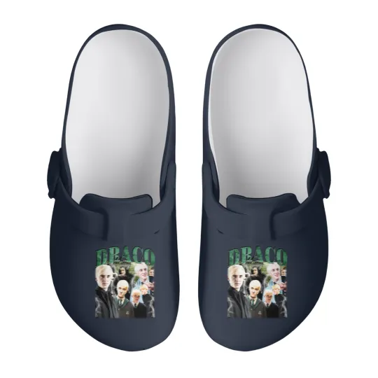 Discover Tom Felton 90s Vintage Slip On Clogs, Draco Malfoy Slip On Clogs, Draco Malfoy Merch, Harry Potter
