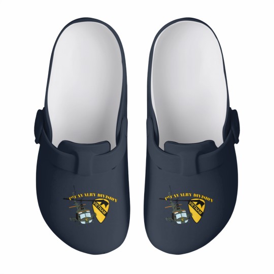 Discover 1st Cavalry Division - Vietnam - 1st Cavalry Division - Slip On Clogs