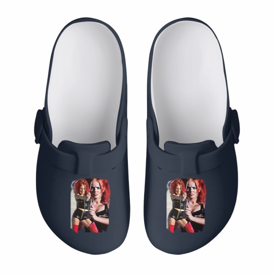 Discover Spice Girls - Geri Halliwell White Slip On Clogs! 90's