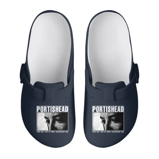 Discover Vintage Portishead 1997 Tour Slip On Clogs - Portishead Slip On Clogs