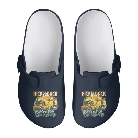 Discover Vintage Nickleback Band Slip On Clogs, Nickelback Slip On Clogs