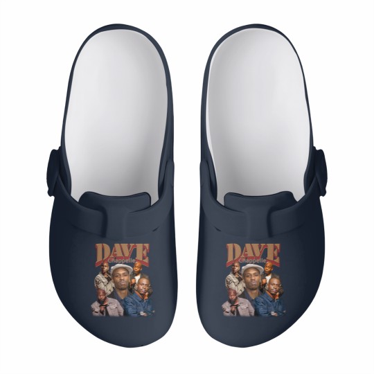 Discover Limited Dave Chappelle Slip On Clogs, Vintage 90s Dave Chappelle Slip On Clogs