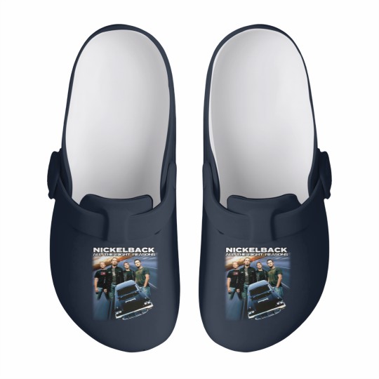 Discover Nickelback Music Slip On Clogs, Vintage Get Rollin' Tour 2023 Tickets Album All the Right Reasons