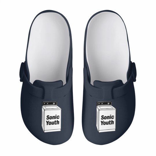 Discover Vintage Sonnic Youth Washing Machine Experimental Slip On Clogs