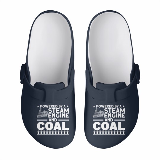 Discover Train Ride Steam Train Locomotive Slip On Clogs