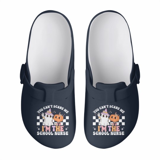 Discover Teacher Halloween Slip On Clogs for School Nurse Slip On Clogs, Halloween School Nurse Gift, Spooky School Nurse Slip On Clogs, School Nurse Slip On Clogs, Nurse Life