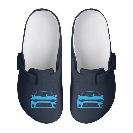 Discover B5 Blue SRT Charger Slip On Clogs